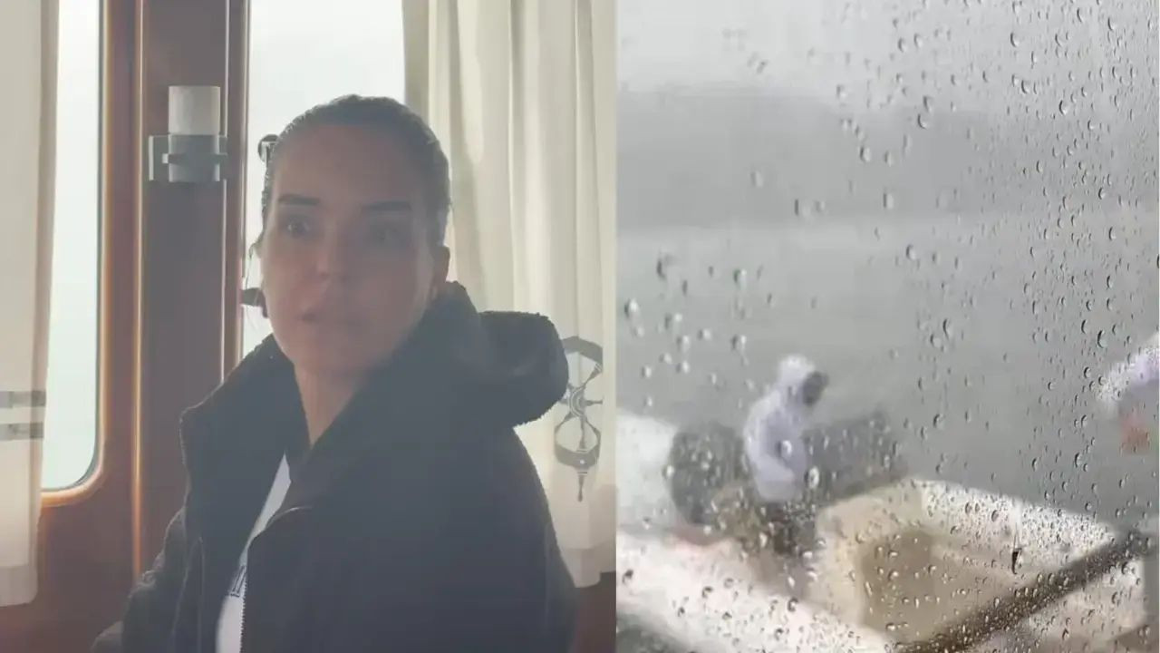 Korku dolu anlar: Bengü, denizde hortuma yakalandı! - Resim: 3